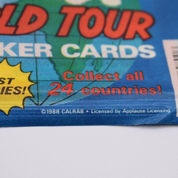 The California Raisins World Tour 5 Sticker Cards 1st Series 1998 by Zoot Italy - Picture 9 of 10